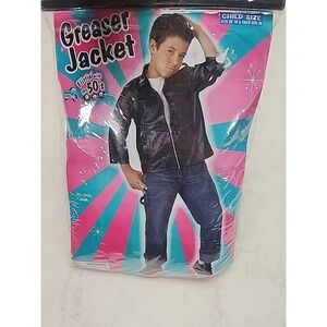 Flirting W/The 50's Childs Size Greaser Jacket‎ Size 10 Costume. Jacket Only